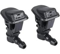 2 Pack Car Front Windshield Washer Wiper Water Jet Spray Nozzle for Jeep Wrangler JK 2013-2017