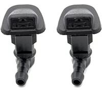 2 Pack Car Front Windshield Washer Wiper Water Jet Spray Nozzle for Wrangler JK 2013 2014 2015 2016 2017