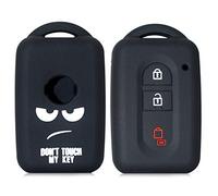 2 Pack Car Key Cover Cases Fob for Nissan Qashqai, Silicone Key Cover 3 Buttons, Key Shells for Nissan Pathfinder R15M Car Remote Key Fob Case Cover, for Micra K12 2016 2017