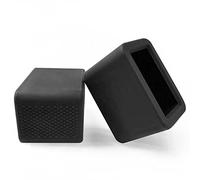 2-Pack Car Seat Belt Buckle Holder, Car Seatbelt Buckle Guard (BPA Free), Durable Silicone Material, Seat Belt Holder Upright Your Seat Belt Receiver for Easy Access (Black)