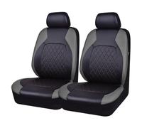 2 Pack Car Seat Covers For BMW 5 Series E60 E61 2005-2009, Leather Front Seat Waterproof NonSlip Durable Front Covers Protectors Interior Accessories,B/Grey