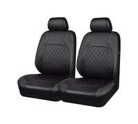 2 Pack Car Seat Covers For Mercedes-Benz CLK C208 Hard Top 1997-2002, Leather Front Seat Waterproof NonSlip Durable Front Covers Protectors Interior Accessories,A/Black