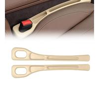 2 Pack Car Seat Gap Filler for Citroen DS 3 (Phase I) 2009-2014, Car Seat Gap Filler, Car Seat Organizer, Car Seat Gap Filler, Prevents Items From Falling,Beige