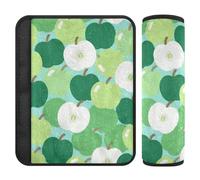 2 Pack Car Seat Pads for Car Straps Cartoon Fruit Green Car Seat Pads for Car Belt