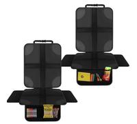 2 Pack Car Seat Protector,Car Seat Cover for Child Cars Seat, Waterproof 600D Fabric Padding Non-Slip Backing 2 Mesh Pockets,Seat Protector for Travel Vehicles Baby Pets
