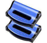 2 Pack Car Seatbelt Adjuster, Car Seat Belt Clip Stopper, Shoulder Neck Strap Positioner, Universal Plastic Lock Strap Clamp Auto Vehicle Clip for Kids and Adults (Blue)