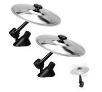 2 Pack Car Shock Cymbals, Car Symbol Drum for Car Vent Easy Install Clip on Dashboards and Vents Mini Drum Cymbal for Music Lovers