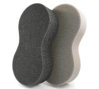 2 Pack Car Wash Sponge, Large Soft Super Absorbent Non-Scratch Sponges, Auto Bike Boat Washing, Household Cleaning, Big High Foam, Scratch-Free Finish, Extra Gentle, Black & Gray