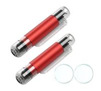 2 Pack Car Window Breaker and Seatbelt Cutter Safety Hammer Glass Breaker | 2-in-1 Emergency Escape Tool with Test Glass Tungsten Steel for Vehicle Rescue (Red & Black)
