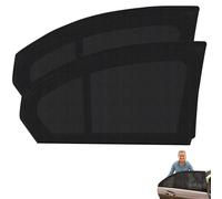 2 Pack Car Window Shades for Baby,Stretchable UV & Glare Protection Mesh Sun Shade for Kids, Pets & Adults,Breathable Sunshade for Car Window,Universal Fits 99% Cars(Black,39.3"X19.7")