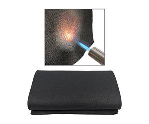 2 Pack Carbon Felt Welding Blanket Fireproof High Temperature Resistant up to 1800°F Protect from Fire Heat Spark Welding Protection Pad