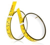 2 Pack Carbon Steel Self Adhesive Measuring Tape Metric Tape Measure 200cm / 80 Inch the Metric Tape Measure Left To Right Reading for T-Track, Router, Table Saw, Woodworking Tools, Sewing Machines