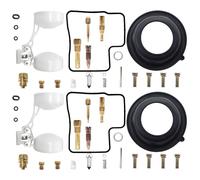 2-Pack Carburetor Carb Rebuild Repair Kit Replacement for Honda Shadow 500 VT500C 1983 1984 1985 1986 Float Diaphragm