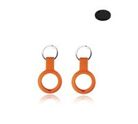 (2 Pack) Case for Chipolo ONE Key Finder - Durable, Eco-Friendly Silicone, Shockproof, Easy-to-Remove and Anti-Lost Design, Orange