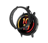 [2 Pack] Case for Garmin Bounce 2 Kids Smartwatch, FJIASTB Rugged PC Cover Built-in Screen Protector, Shockproof & Scratchproof (Black)