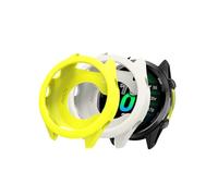 (2 Pack) Case for Garmin Forerunner 970 Running Smartwatch,Soft Silicone Thin Lightweight Bumper Cover Protector for Garmin Forerunner 970,(White+Duck Down)