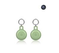 2 Pack Case for Motorola Smart Tag Tracker, yystao Protective Silicone Case Cover Compatible with Motorola Smart Tag, Lanyard included, Durable, Shockproof and Anti-Lost Design (Green)