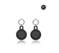 2 Pack Case for Motorola Smart Tag Tracker, yystao Protective Silicone Case Cover Compatible with Motorola Smart Tag, Lanyard included, Durable, Shockproof and Anti-Lost Design (Black)