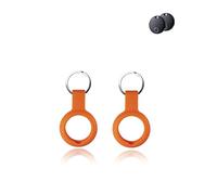 (2 Pack) Case for Reyke Smart Tag/Reyke Smart Tag Pro - Durable, Eco-Friendly Silicone, Shockproof, Easy-to-Remove and Anti-Lost Design, Orange