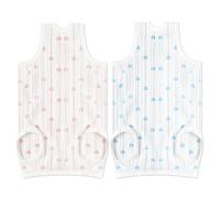 2 Pack Cat Recovery Suit, Soft Cat Clothes Cat Suit Post Surgery Lightweight Cat Recovery Suit Breathable Cat Surgery Recovery Suit for Abdominal Wounds or Skin Diseases,(Sky Blue+Peach Pink, M)