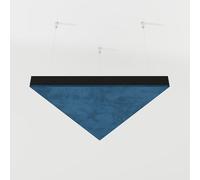 2 Pack - Ceiling Acoustic Fabric Velvet Panel "TRIADA-Cinematic" with mounting kit | Decorative Art Acoustic Cloud Panel | Color: (Blue, TRIADA)