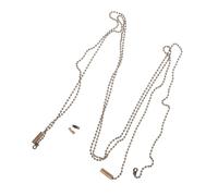 2 Pack Ceiling Fan Light Pull Chain Extension Metal Chain Extender 1 Meter Length Adjustable Pull Chain Extension