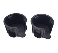 2-Pack Center Console Cup Holder Insert for Land Rover/ LR2 for lr3 / LR4 for Range/Rover Sport Discovery, Replaces LR021330 LR087454 FWW500160, Black Plastic