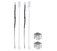 2 Pack Ceramic Heater and Thermistor for X1, 3D Printer Accessories 24V 48W Ceramic Heater 300℃ High Temperature Thermistor and Fixing Clip for Bambu Lab X1/X1C