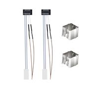 2 Pack Ceramic Heater & Thermistor Kits for Bambu Lab P1P/P1S, 24V 48W Ceramic Heater High Temperature Thermistor with Fixing Clip P1 Series 3D Printer Accessories Parts