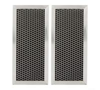 2 Pack Charcoal Microwave Filters, Compatible with For JX81H WB02X10956, Parts for Long Lasting Kitchen Air Improvement