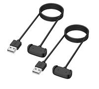 2-Pack Charger Cable for Amazfit Bip 5/3/U Pro, T-Rex Pro, GTS 4 Mini/ 2/2 Mini/2e, GTR 2/ 2e/Mini, Active, Replacement USB Charging Cord Accessories [3.3ft/1m]