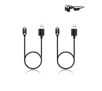 (2 Pack) Charger Cable for LOBKIN X18 Bone Conduction Headphones,Magnetic Replacement Charging Cable Compatible with LOBKIN X18 Bone Conduction Headphones, Stable Magnet Charing Cord - Black