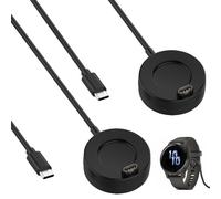 2 Pack Charger Compatible for Garmi n watch charger cable 7/7 Pro/7S/7S Pro/7X/7X Pro/6/6X/6S/5/5 Plus/5X/5X Plus/5S/Forerunner 965/945/645/Instinct, 3.3 ft/1 m TYPE-C Charging Cable