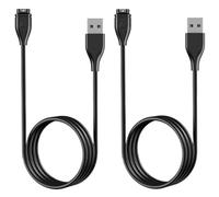 2 Pack Charger Compatible with Garmin Fenix 7/7s/7X/7 Pro/6/6s/6X/6 Pro/5/5 Plus/5s Plus/5X Plus/Instinct/Instinct 2/Epix/Epix Pro, Approach S40/S42/S12/S60/S62/S70 USB Watch Charging Cable Cord 3.3ft