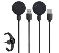 2 Pack Charger Compatible With Huawe i Watch GT, GT2, GT 2e, Hono r Watch Magic Magic 2, Hono r Watc h Dream/GS Pro - Magnetic Charge Docks USB Charging Cable 1M (Black)