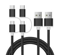 2 Pack Charger Cord Compatible with Amazon Fire Kids Tablet, Replacement for Fire 7, Kindle Fire 10 7th, Old & New Generation Fire Tablets, Compatible with Samsung Galaxy A54 Fast Charging Cable