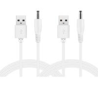 2 Pack Charger Cord Replacement for Bitvae D2 R1 R2 S2 Toothbrush & C2 C5 C6 Water Flosser, USB Cable Compatible with Fairywill D7 P11 Dnsly Vekkia Mornwell SEAGO ATMOKO and More