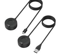 2 Pack Charger for Garmin Fenix 5/5S/5X, Fenix 6/6S/6X, Fenix 7/7S/7X, Fenix 8 Charger Charging Stand, Charging Dock Station Cradle Holder with 3.3FT Cable for Vivoactive 3/4/5/6 (USB+USB C)