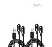 (2 Pack) Charging Cable for Lenskey AI Smart Glasses, yystao Stable magnetic USB Charger Cord compatible with Lenskey