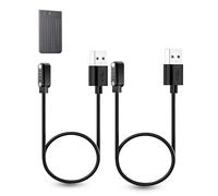 2-Pack Charging Cable for PLAUD NOTE AI Voice Recorder,Magnetic Adsorption Charging USB Cable,Portable Quick Charge,Sturdy and Durable,Black