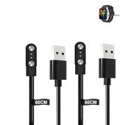 (2 Pack) Charging Cable for RUIMEN D1 Smart Watch 1.85", yystao Stable Magnetic USB Charger Cord compatible with RUIMEN D1