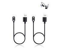 (2 Pack) Charging Cable for SANOTO S18 Swimming headphones, yystao Stable magnetic USB Charger Cord compatible with SANOTO Bone Conduction Swimming Headphones S18