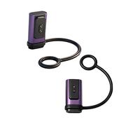 2-pack Charging Dock for XIAOMI Smart Band 10 Fitness Tracker Smartwatch,toergy Compact and Portable,Stable Magnetic Charger Adapter,Purple(Separate Base）