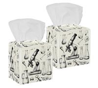 2 pack_Chemistry scientific education elements (2) Tissue Box Cover, 5x5x5in