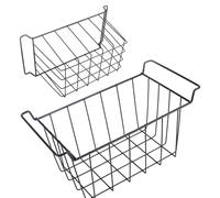 2 Pack Chest Freezer Baskets with Handles, Hanging Storage Bins, Storage Baskets for Chest Freezers, Refrigerator, 39 * 20 * 20 cm (L 47.5 cm X W 24.5 cm X H 20 cm)