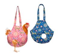 2 Pack Chicken Carrier Holder Bag, Canvas Chicken Carrier Sling Catching Hand Bag for Hen Rooster Poultry Poultry Transport, Travel