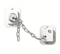 2 Pack Child Proof Door Locks - Adjustable Strap Baby Safety Locks for Pets, No Tools Needed 3M Adhesive Easy Installation