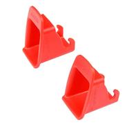 2 Pack Child Safety Seat Guide Slot Seat Belt Bracket Connector Car Baby Seat Latch Seat Interface Buckle Fixed Guide Groove (Red)