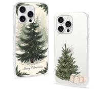 2 Pack Christmas Stars Phone Case for Samsung Galaxy A13 4G 6.6" | Xmas Christmas Tree Star Gifts Green Trendy Design Clear Cases Soft Silicone Anti-yellowing Phone Cover for Women Girls Funda