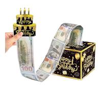 [2 Pack] Christmas Themed Surprise Money Box, Surprise Box Gift Box for Money, Money Box for Cash Gift Christmas, Christmas Money Box for Cash Gift Pull (#6)